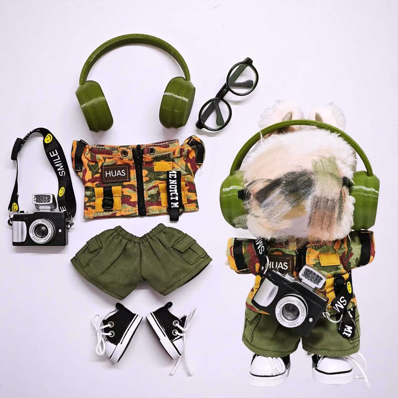Trend for Labubu dolls of the 1st, 2nd and 3rd generations - universal for 15cm and 17cm Labubu doll clothes.