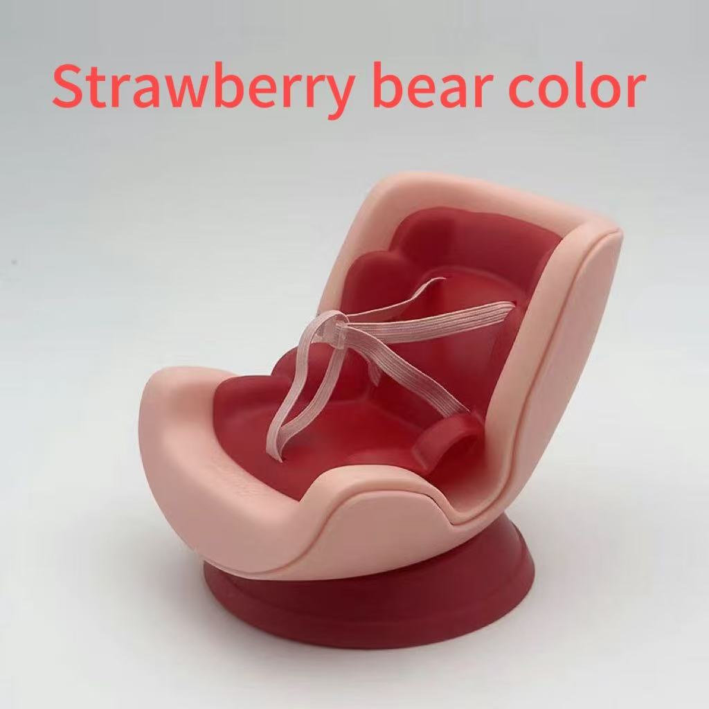Labubu Sitting Party Aromatherapy Car Air Vent Safety Seat Ornament