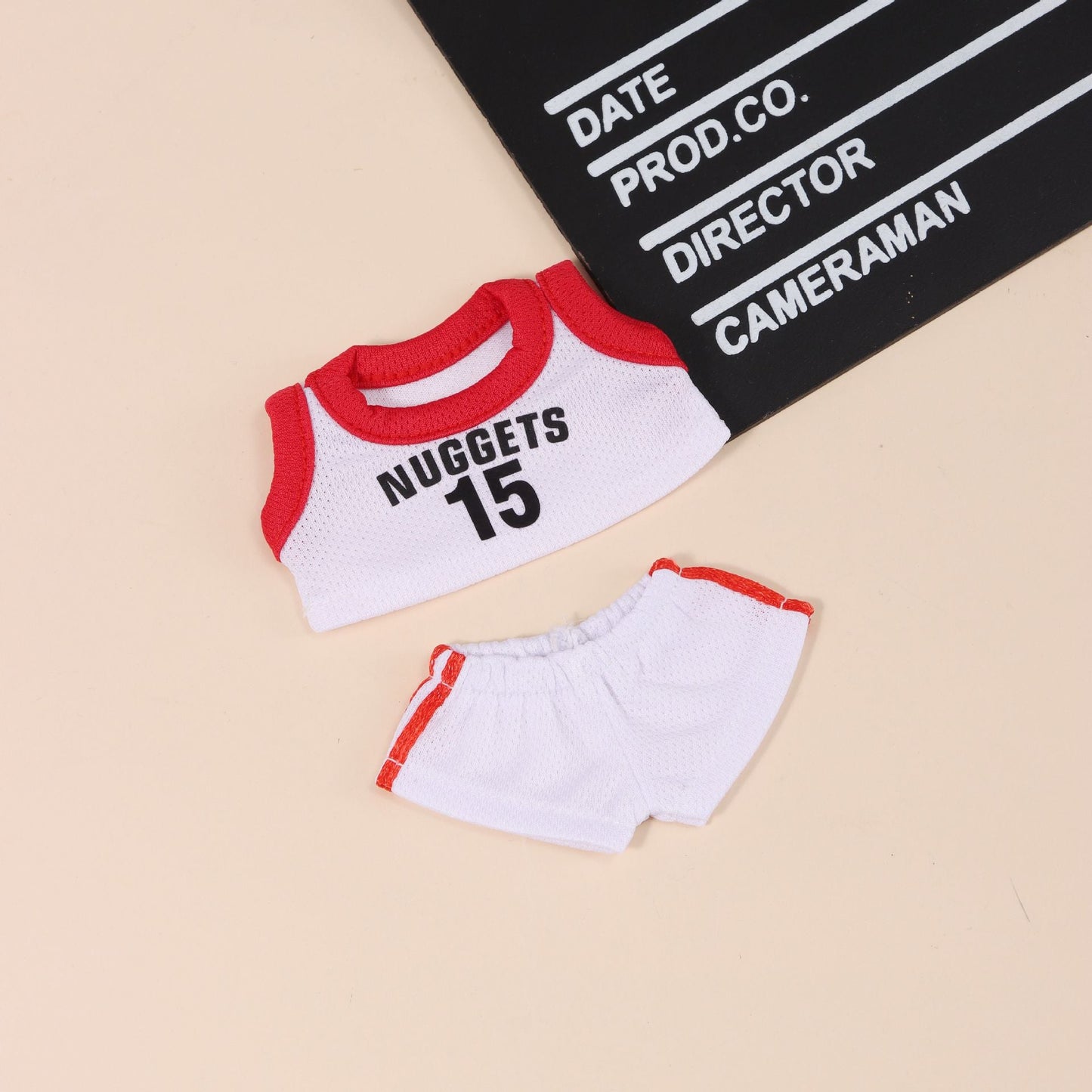Second generation Labubu Labubu clothes pendant Labubu sitting party jersey suit