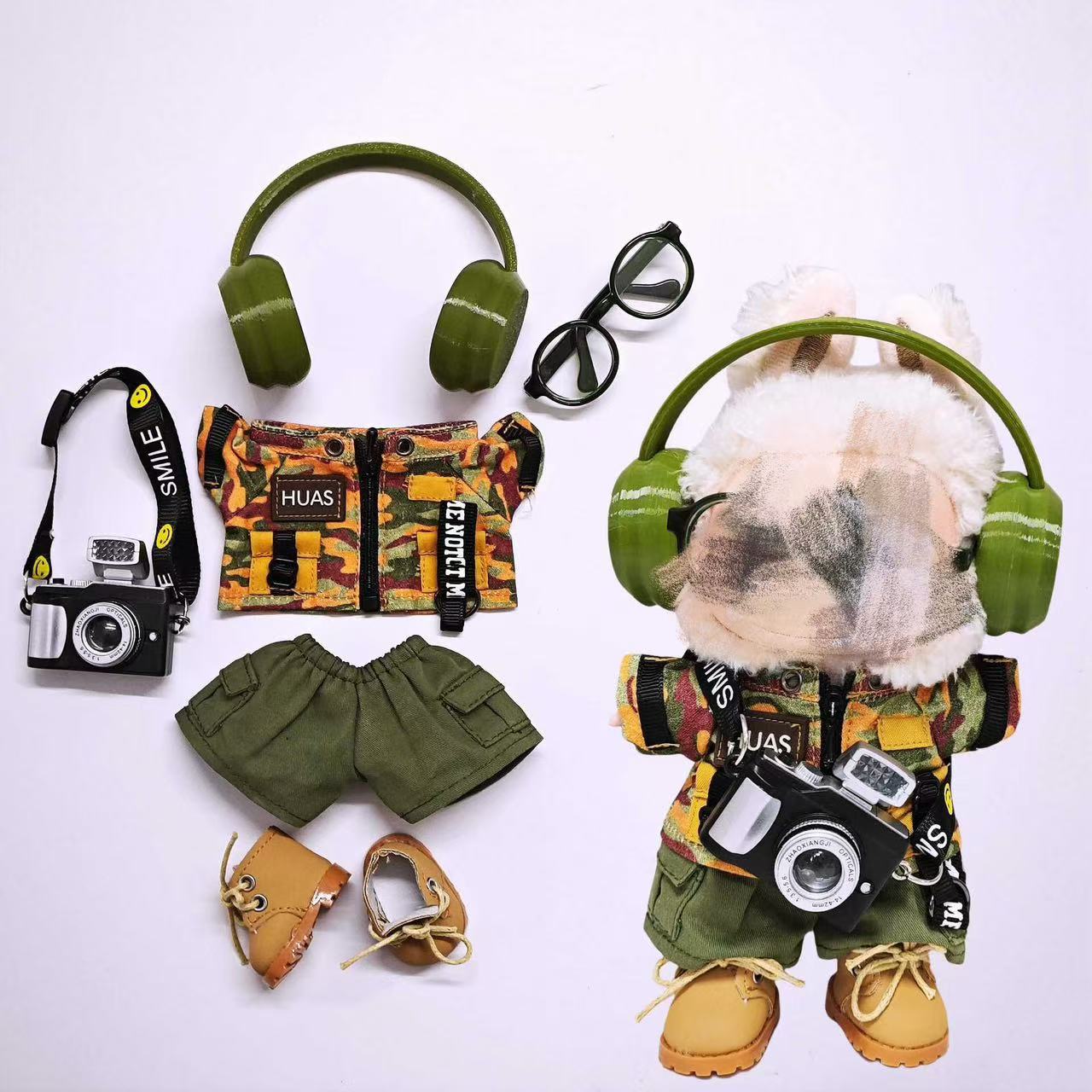 Trend for Labubu dolls of the 1st, 2nd and 3rd generations - universal for 15cm and 17cm Labubu doll clothes.