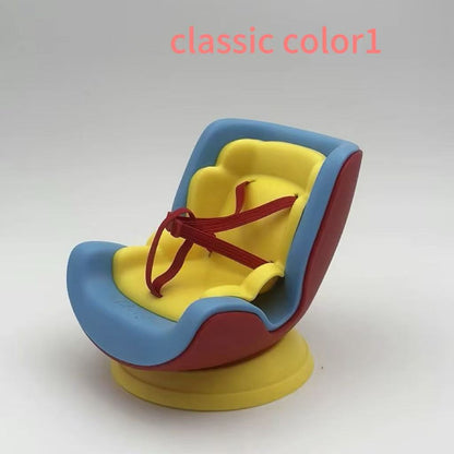 Labubu Sitting Party Aromatherapy Car Air Vent Safety Seat Ornament